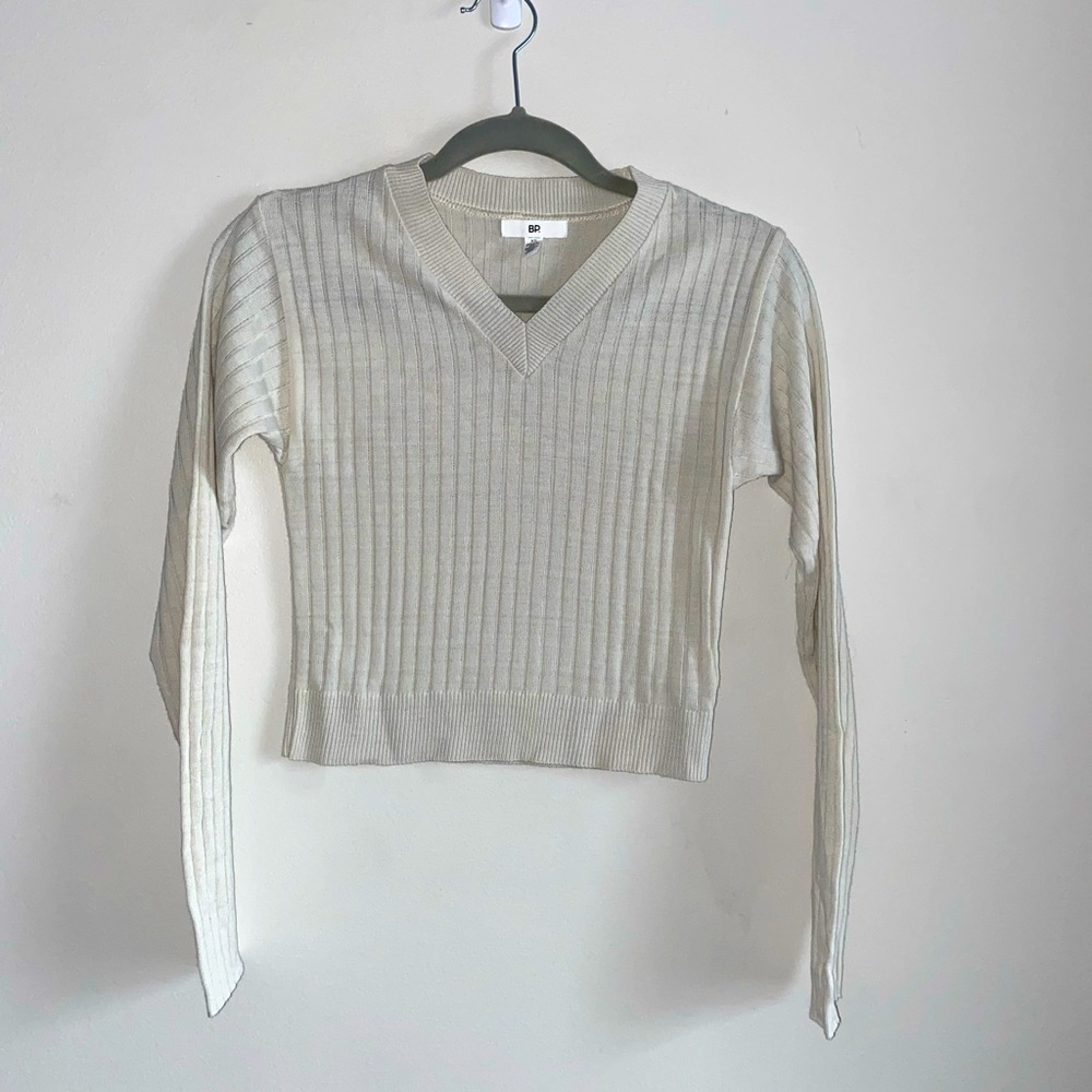 *NWOT* BP Cropped Long Sleeve Shirt
